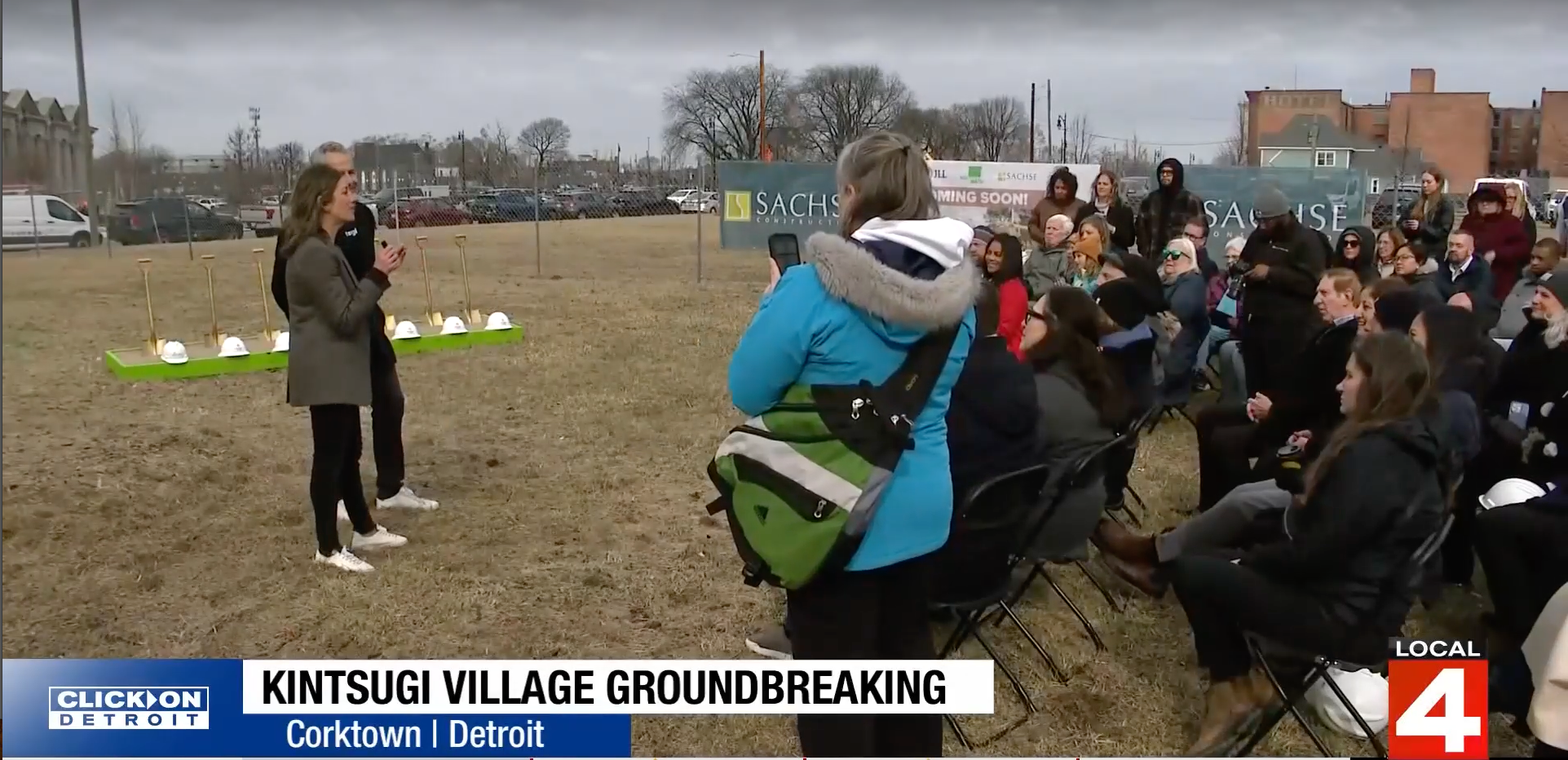 Kintsugi Village Groundbreaking in Corktown